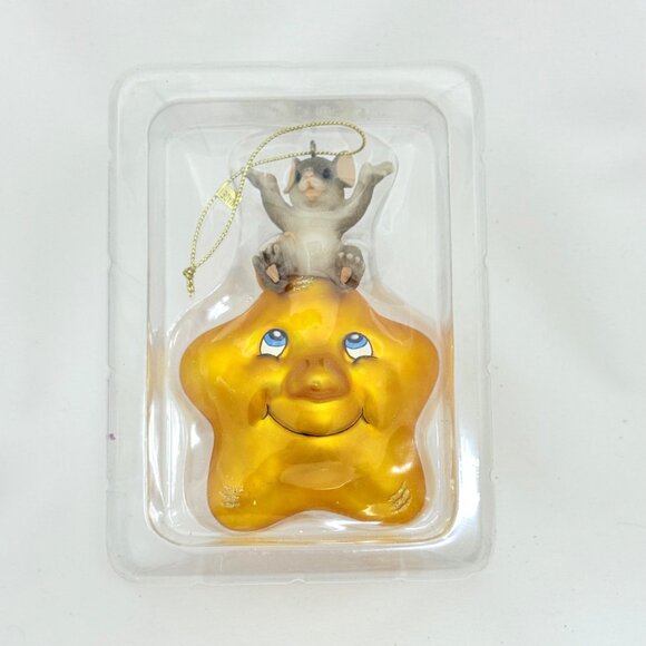 Charming Tails Glass Ornament "My Shining Star" w/Box by Fitz & Floyd - Picture 4 of 8